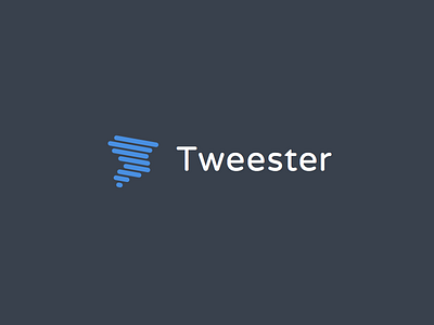 Tweester Logo blue logo mark storm tweester twister