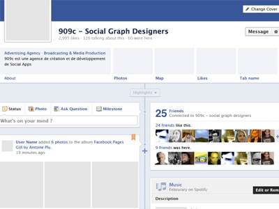 Facebook Pages GUI
