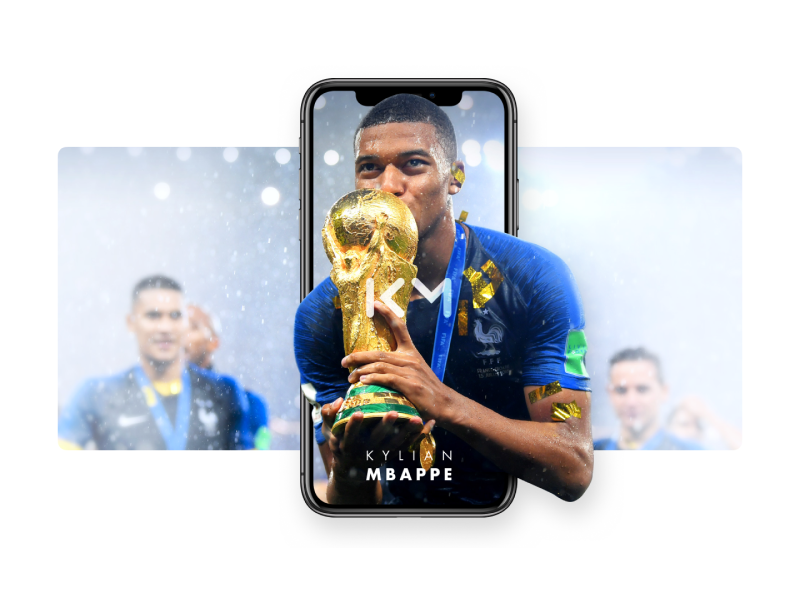 Key Visual Kylian Mbappé football kylian mbappe mbappe km key visual world cup champion france player soccer app mobile