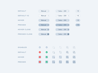 Filters States app clean component dashboard design icons minimal simple ui ux