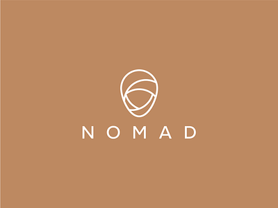 Nomad Logo bedouin branding clean desert design elegant flat illustrator lineart logo minimal modern nomad simple sophisticated vector