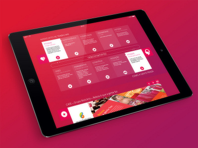 UI for presentation app app clean flat ios ipad menu minimal navigation planning ui ux