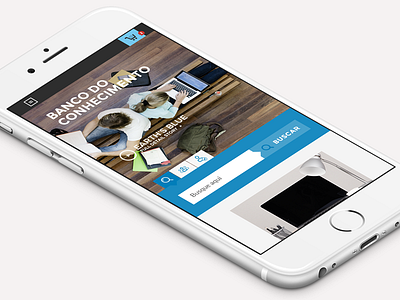 Banco do Conhecimento education knowledge mobile responsive uiux