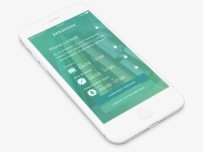 Xerofone App Dashboard