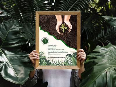 Gardening poster