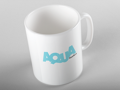 Aqua Reefers aqua branding divers logo scuba water wave