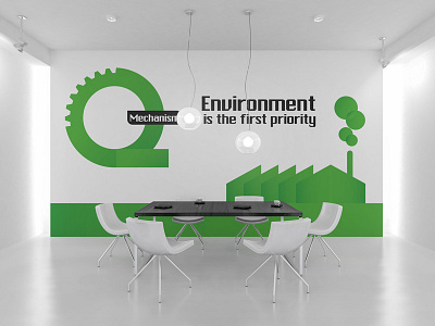 WIP for Q-Mechanism branding engineering gear interior branding