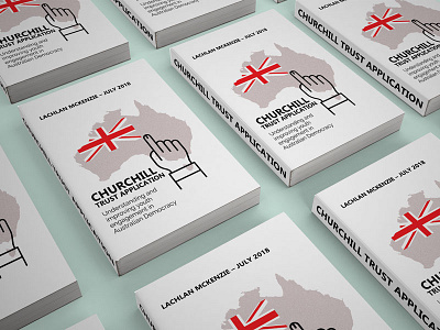 Churchill trust application australia book cover e book editorial layout flag infograph minimal design politics print design youth