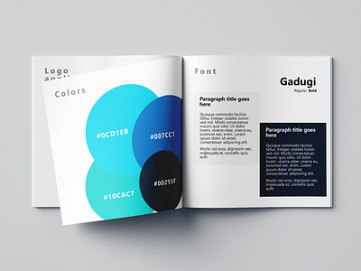Color and typography brand branding branding guidelines brochure color guide corporate identity design flyer infograph print design style guide typography