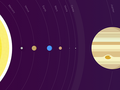 The Planets - Retina Wallpaper Illustration