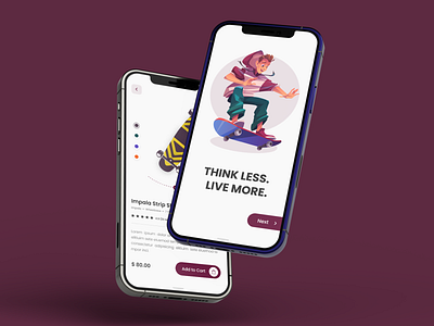 Skateboard Mobile app Design adobe appdesign branding figma graphic design illustration logo mobileappdesign ui uiux
