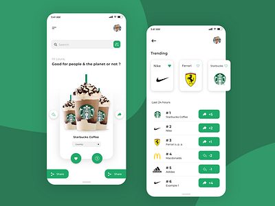 Product Promo app UI Design