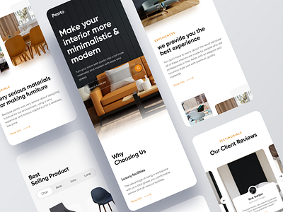 Furniture Web Responsive design adobe app appdesign branding design ecommerce furniture graphic design ui uiux version website