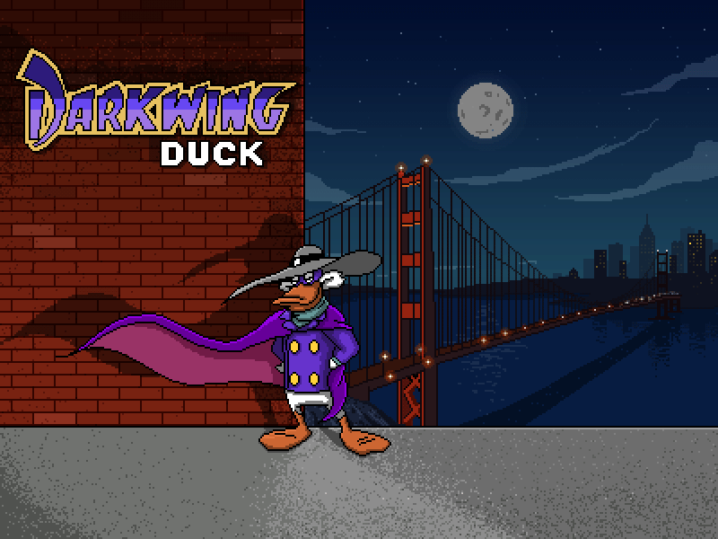 Pixel Art - Darkwing Duck