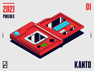 Pokedex - Kanto design graphic graphic design illustration illustrator pokedex pokemon poster poster design