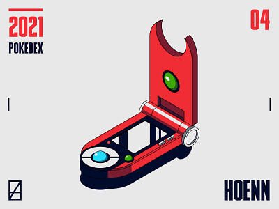 Pokedex - Hoenn branding design device graphic graphic design illustration illustrator logo pokedex pokemon poster poster design