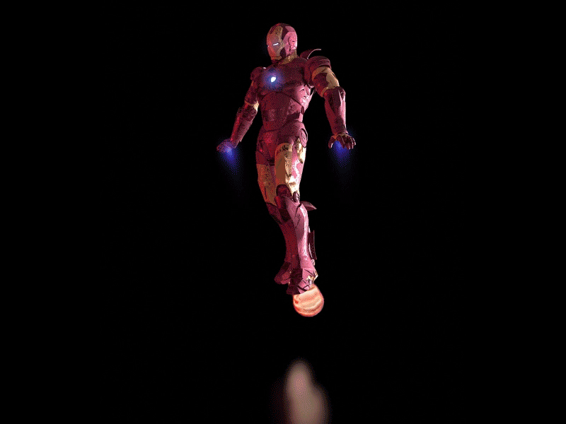 Ironman. Learning to fly