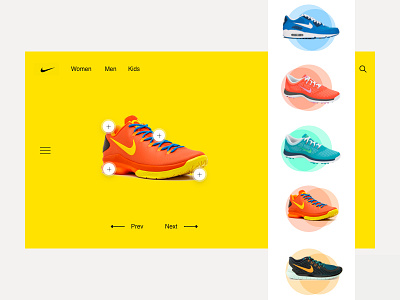 Snickers Shop - UI Concept brand design e commerce app inspiration nike shoe sneakers