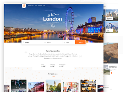 Detail Location booking travel ui ux website