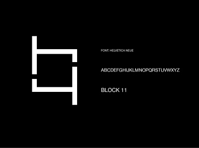 Block 11 Logo branding design flat icon logo minimal