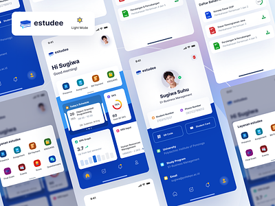 Exploration : ESTUDEE Student App Light Mode