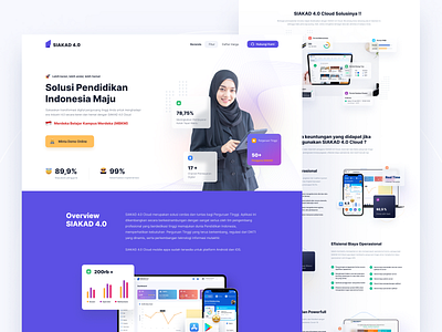 SIAKAD 4.0 Cloud Landing Page