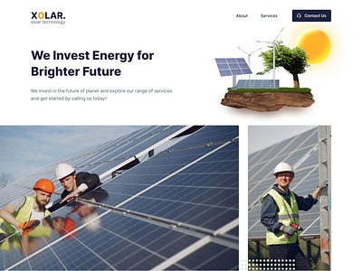 XOLAR Landing Page by Triyandi Saputra for Sans Brothers on Dribbble