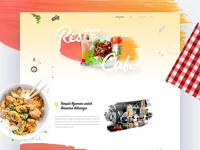 Cak Benu Resto & Cafe - Other Concept cafe cak benu drink food restaurant ui ux website