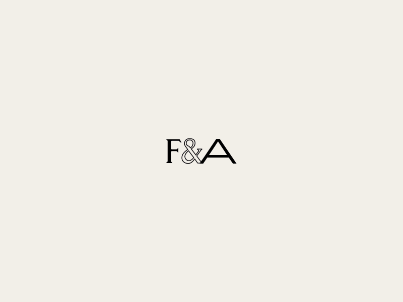 Friends & Associates branding identity logo visual design visual system