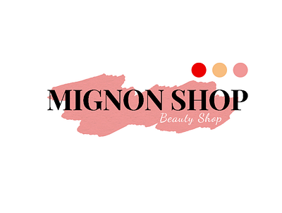 Logo Design Mignon Shop adobe illustrator adobe photoshop branding design logo logodesign