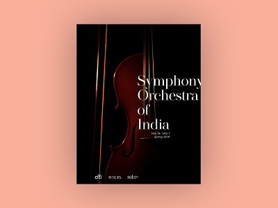 Orchestra Poster design editorial editorial design india orchestra photoshop poster