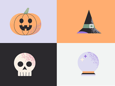 "SPOOKY" Halloween Icon Set  - #dribbbleweeklywarmup