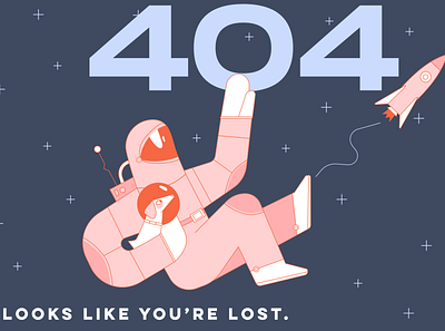 Error 404 404 error 404 not found 404page astronaut branding dailyui design error error 404 illustration logo lookslikeyourlost mobile ui pagenotfound ui user experience user interface ux uxdesign vector