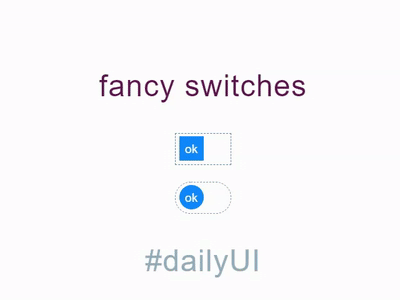 fancy switches | UI design ui ux