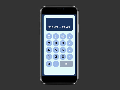 Calculator UI Design | DailyUI