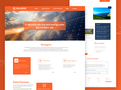 Solarenge app design energy interface landingpage mobile product design redesign ui ui ux uidesign ux web design website