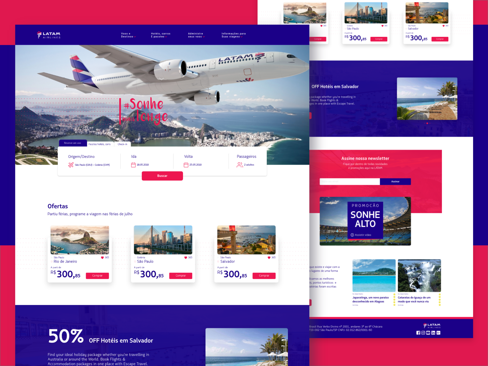 Latam Redesign by Waglo on Dribbble