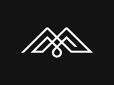 Letter M / Mountains + drop brand identity branding lettermark logo logo design logo designer logo inspiration logomark logos mark marks minimal logo minimal logo design minimal logos minimalist logo simple logo simple logo design simple logos symbol symbols