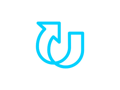 Letter U + Arrow