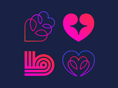 Love Symbols brand identity logo logo inspiration mark minimalist logo simple logo symbol