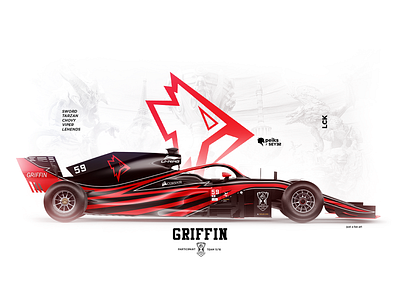GRIFFIN - F1 WORLDS LOL 2019 automotive brand branding design f1 formula livery motorsport