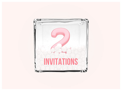 2x Drbbble Invitations