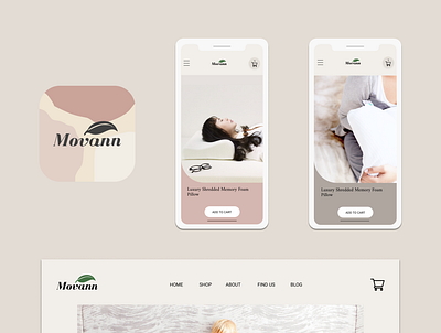 A Branding Website for Movann branding design ui ux website