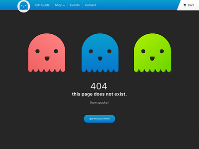 404 Page (Daily Challenge 8) 404 dailyui