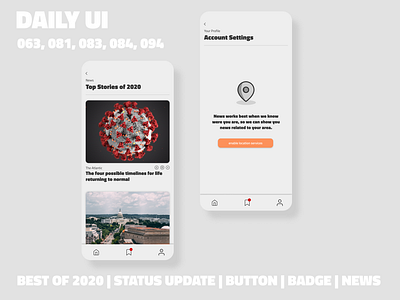 News App // Daily UI Challenges