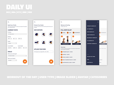 Workout App // Daily UI Challenge