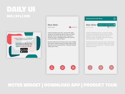 Notes App // Daily UI Challenge