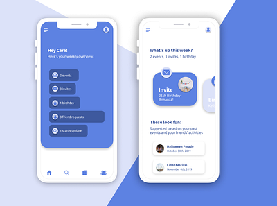 Revamped Social App app design app designer clean color design flat graphic design minimalist product design ui ux ux design white