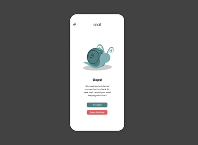 008_404 Screen 404 screen app design clean color dailyui error screen flat illustration ios minimalist mobile ui ui ux vector