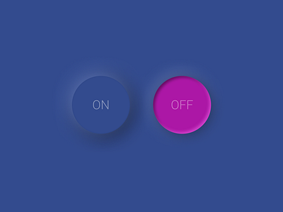 015_On/Off Switch button color dailyui design desktop ios mobile neumorphic off on product design skeumorphic switch toggle ui ux